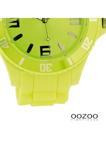 Oozoo Analog-Armbanduhr Oozoo Timepieces grün extra groß (ca. 48mm)