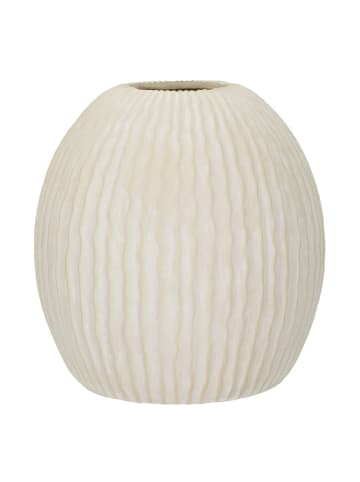 Mauro Ferretti Cremefarbene Magnesiumvase, ø 36,5 x 38 cm