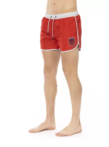 Bikkembergs Rot Polyester Herren Bade Kurz