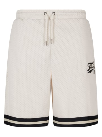 FUBU FUBU Mesh-Shorts in creme/black