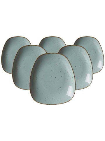 Ritzenhoff & Breker 6er Set Beilagenteller Casa 19 x 16,5 cm in Blau