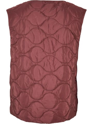 Urban Classics Urban Classics Herren Zipped Gilet in cherry