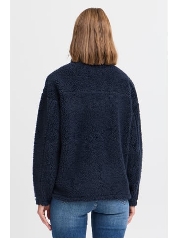 Oxmo Fleecejacke OXTOVINE in Dunkelblau