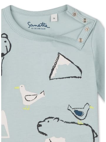 Sanetta Langarmshirt in Hellblau