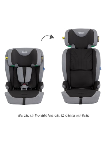 Graco Kindersitz Energi i-Size R129 ab 15 Monate in black,gray