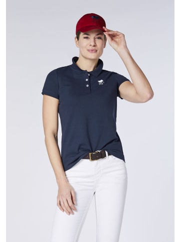 Polo Sylt Poloshirt mit Label-Stickerei in Blau