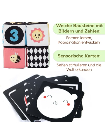 BusyKids Montessori-Set "0 bis 6 Monate" in Mehrfarbig 33 x 27 x 14 cm