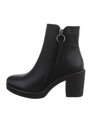 Ital-Design Stiefelette in Schwarz