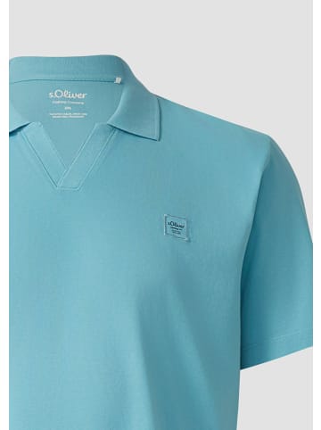 s.Oliver Polo-Shirt in 6603_türkis
