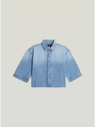 G-Star Raw Boxy Blouse faded mirage blue