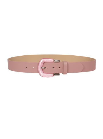 collezione alessandro Ledergürtel " Pearl " in rosa