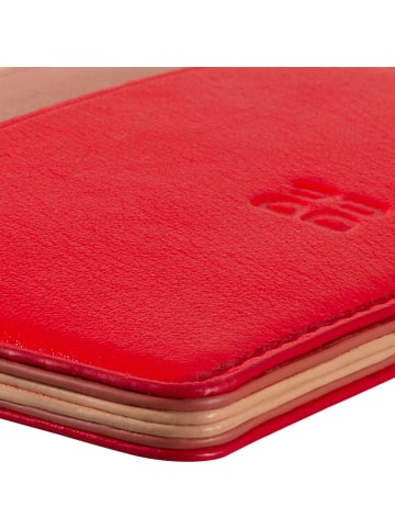 DuDu Boracay Kreditkartenetui Leder 10 cm flame red