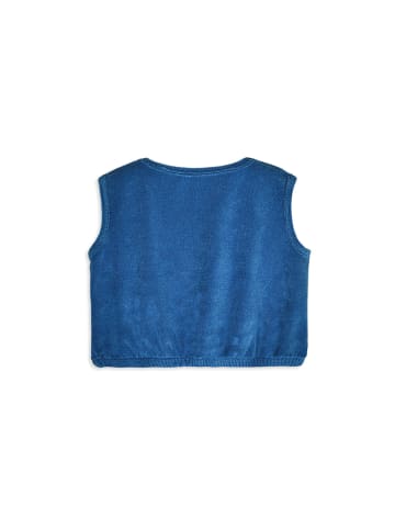 Denokids Set Terry Cloth Crop Top&Shorts Daisy in blau