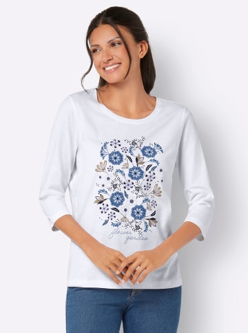 Sieh an! 3/4-Arm-Shirt in ecru-topas