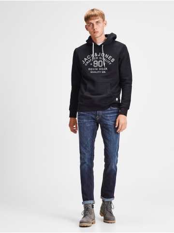 Jack and Jones Herren Hoody in Schwarz