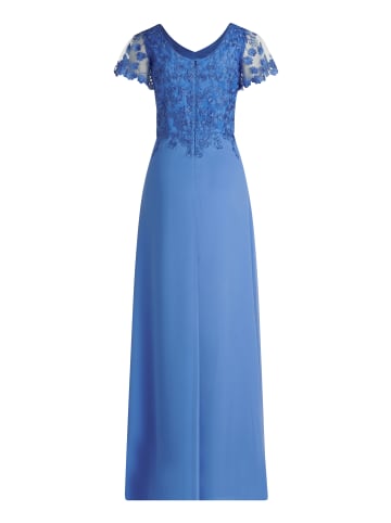 Vera Mont Abendkleid mit Stickerei in Paris Blue