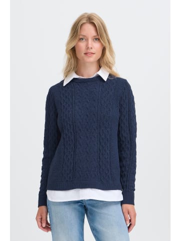 Oxmo Strickpullover OXFSanvi in Blau