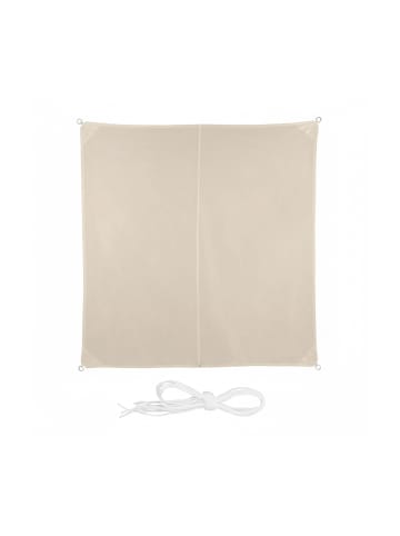 relaxdays Sonnensegel in Beige - (B)300 x (T)300 cm
