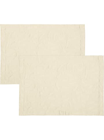 Erwin Müller Jacquard Tischset 2er-Pack Cadiz in natur