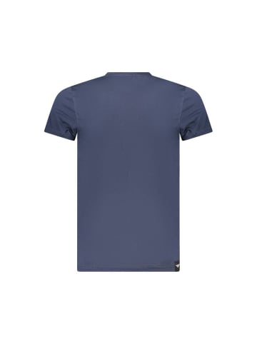 ACCADEMIA MILITARE Blau Herren T-Shirt aus Baumwolle