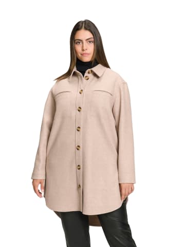 Ulla Popken Jacke in cognac-sand