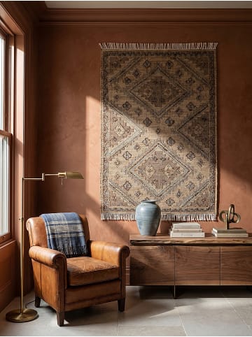 KADIMA DESIGN BERMEO Esszimmerteppich Jute 140x200 Natur Flachgewebe pflegeleicht in Natur