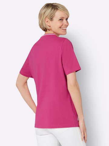 Sieh an! Kurzarmshirt in fuchsia