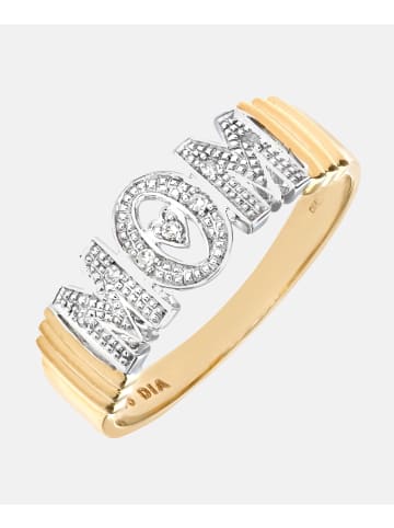 Diamant L'éternel Ring aus 375 Gelbgold mit Diamant