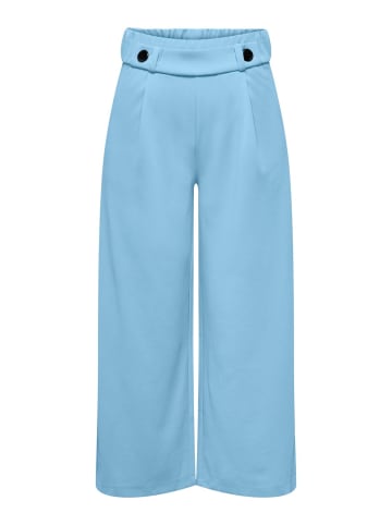 JACQUELINE de YONG Hose Wide Fit Ankle Pants Flare Culotte Cropped Pants in Hellblau