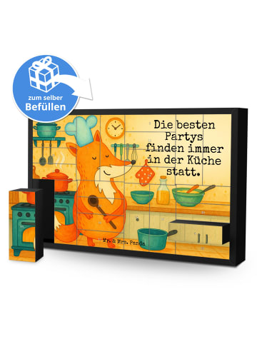 Mr. & Mrs. Panda Befüllbarer Adventskalender Fuchs Koch Design m... in Weiß