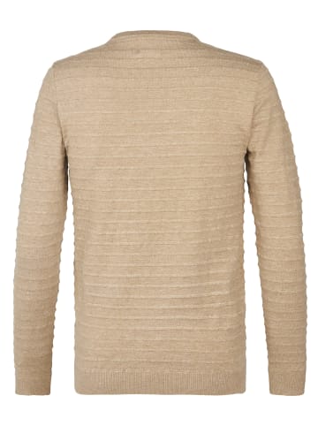 Petrol Industries Strickpullover mit Struktur Thornewood in Braun
