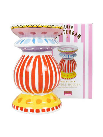 Blond Amsterdam Kerzenhalter Plauderzeit in Bunt - 15cm