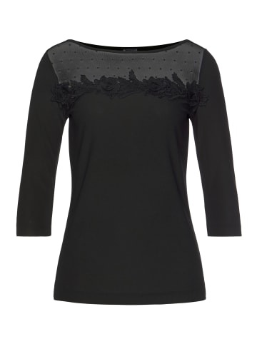 Laura Scott Rundhalsshirt in schwarz