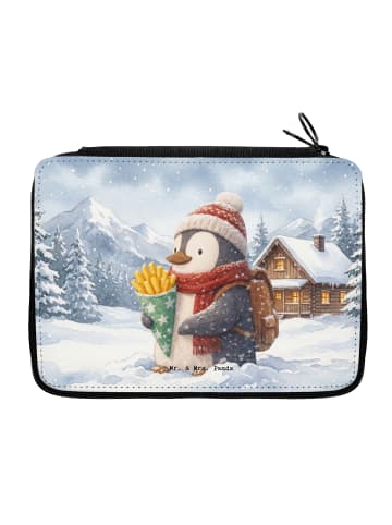 Mr. & Mrs. Panda Federmäppchen Pinguin Winter Pommes Design ohne... in Weiß