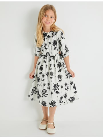 KOTON Kleid in Ekru Gemustert
