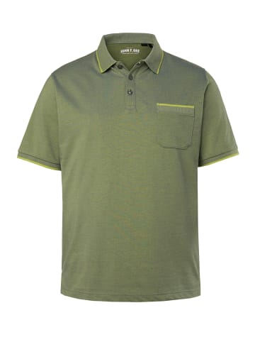 John F. Gee Poloshirt in erbse