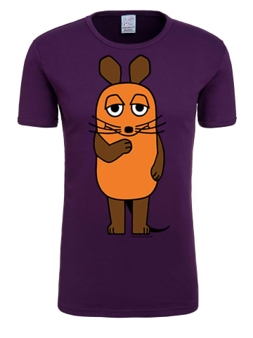 Logoshirt T-Shirt Die Sendung mit der Maus in lila