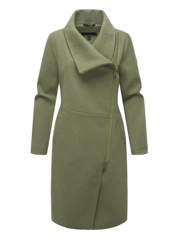Navahoo Kurzmantel Samtrose 14 in Olive Leaf