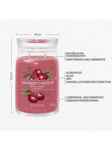 Yankee Candle Candle Signature Duftkerze große Kerze mit langer Brenndauer Black Cherry