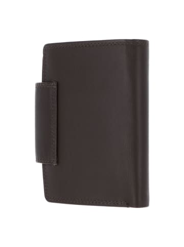 Golden Head Polo Geldbörse RFID Schutz Leder 12.5 cm in dunkelbraun