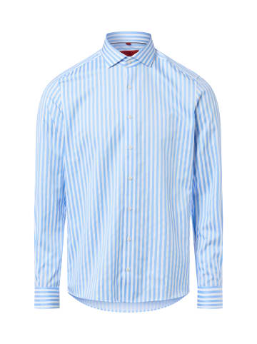 Finshley & Harding Hemd in weiß hellblau - 0017