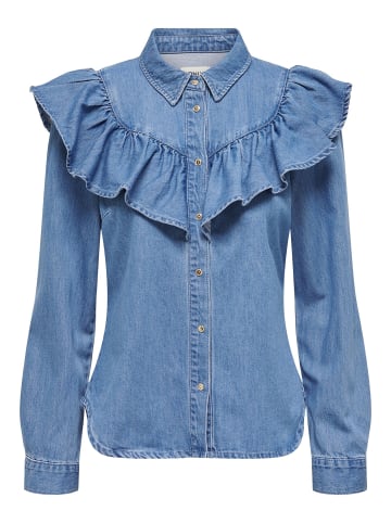 ONLY Jeanshemd in Medium Blue Denim