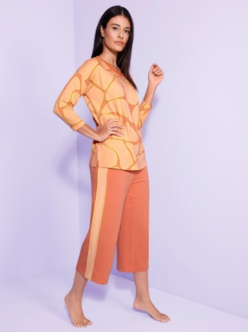 creation L Shirt in papaya-apricot-bedruckt