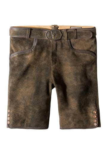 Stockerpoint Lederhose "Fred" in bison gespeckt