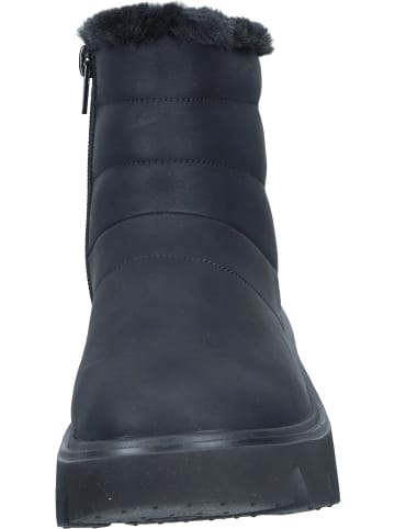 rieker Freizeit Stiefel in schwarz/schwarz