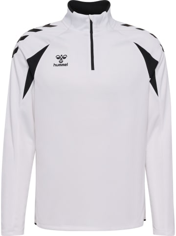 Hummel Trainingsjacke "Core 2.0 Half Zip" in Weiß