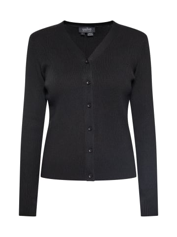 usha BLACK LABEL Damen Cardigan in Schwarz