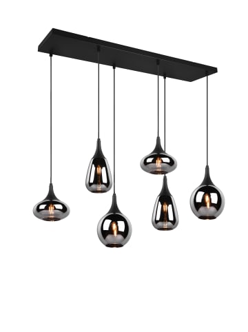 Trio Leuchten Pendelleuchte LUMINA in schwarz matt