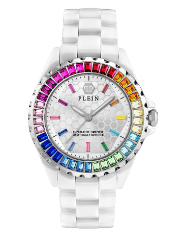 Philipp Plein Analoguhr für Damen in silber