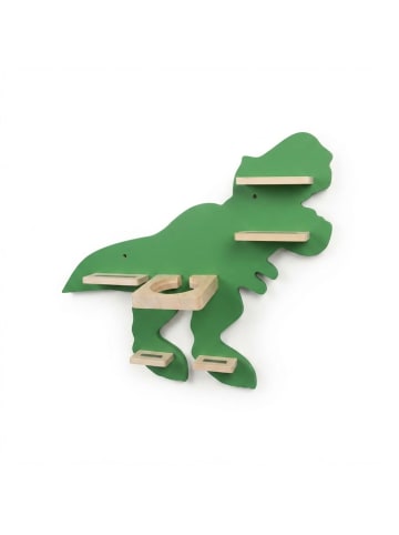 relaxdays Toniebox Regal "Dino" in Grün - (B)59 x (H)45 x (T)15 cm